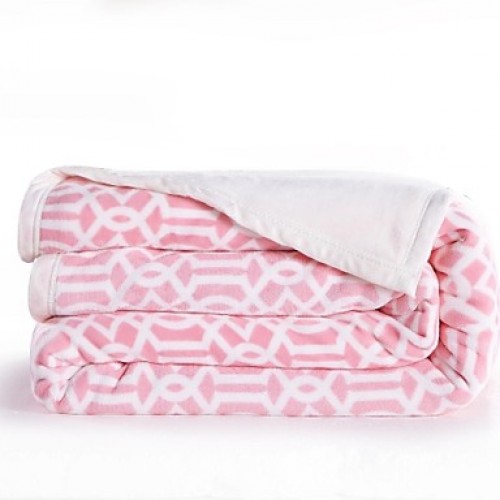 Super Soft Soild Flannel Multi-sized Plush Blanket